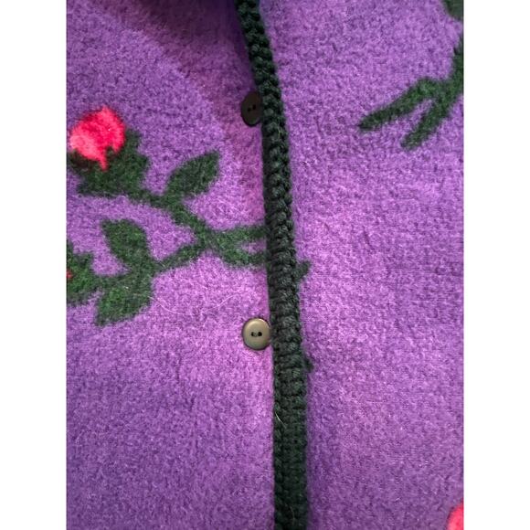 Vintage Hartstrings Baby Girl Fleece Bunting with Hat Size 18 Months - Picture 4 of 7